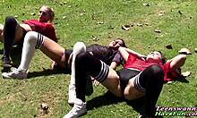 Real Fucked Teen Gets Facial At Party