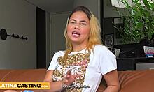 Girl with braces takes big cock deep throat