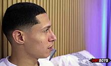 Novinho well-endowed guy fucks his prep course friend 😏