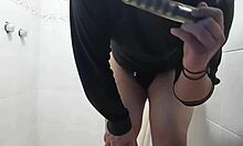 Masturbating in the bathroom with a vibrator part one