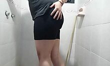 Masturbating in the bathroom with a vibrator part one