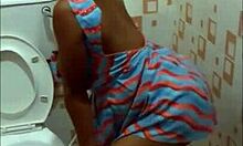 Ebony Amateur Blowjob In Public Bathroom Cellphone Footage