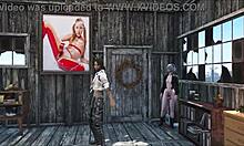 fallout 4 character feels intense emotions in sexy home scene