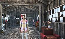fallout 4 character feels intense emotions in sexy home scene