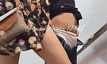 Teen Couple Fucking In Mall Exit Almost Caught!