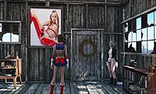 fallout 4 character feels intense emotions in sexy home scene