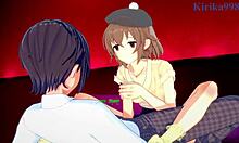 Watch Koume and Hinako in intense sex from Idolmaster.