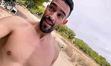 Big Cock Stud Jerking Off On Public Trail 😏