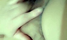 Chubby Girl Masturbates on Console, Front and Back, Announcing Orgasm