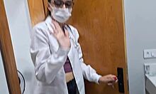 nurse cheats in hospital bathroom