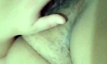 Chubby Girl Masturbates on Console, Front and Back, Announcing Orgasm