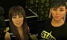 frankie in 3d porn with tits and ass