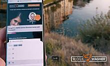 Big-Titted German MILF Priscilla Banged in Public and Hotel, Cum in Mouth POV