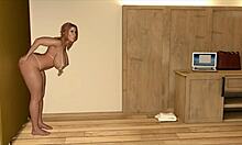 Nasty city hentai game episode two features strip poker and gloryhole footjob