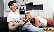Stepbrother, Forget the Video Game! Let's Have Some Taboo Fun with Blowjob and Riding!