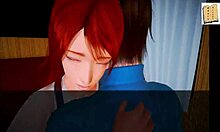 In my new family, anime characters engage in wild sex scenes