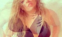 Hot Blonde Feels Erotic Domination While Dancing In Crotchless Panties