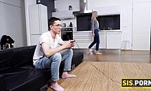 Stepbrother, Forget the Video Game! Let's Have Some Taboo Fun with Blowjob and Riding!