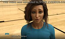 In wvm 152, the character meets the new assistant coach in homemade anime video