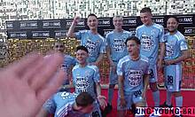 fit brazilian dude cums hard in colombian twink's perfect hole