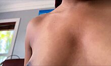 Accident turns steamy with ebony roommate Addis Fouche in dorm