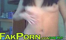 Hot Damn, Why's This Teen Stripping on Webcam for Free?!