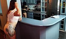 Spent the night banging kylei ellish in my kitchen