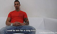 Czech Gay Casting Features Michal 3494 Sucking Cock