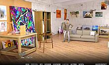 Blonde Milf Kissing in University of Problems Gameplay Part 9