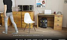 Blonde Milf Kissing in University of Problems Gameplay Part 9