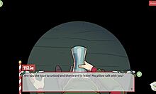 Femboy Surprises Santa Elf with Cumshot