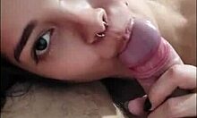 Young amateur gives a deep blow job to warm up his girlfriend