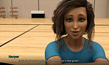 In wvm 152, the character meets the new assistant coach in homemade anime video
