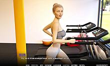 Blonde Milf Kissing in University of Problems Gameplay Part 9