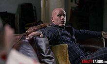 Stepfather Spanks Petite Stepdaughter's Small Tits Before Anal Gaping Her Tight Ass