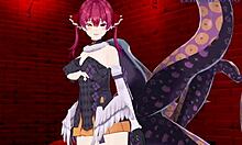 Pekora Mommy Pekomama and Houshou Marine in intense 3D hentai sex with creampie