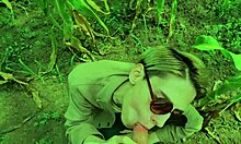 Helping a friend with his twink couple in the cornfield