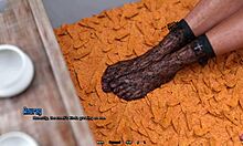 I’m obsessed with helping my huge-ass step sister shoot erotic 3D photos