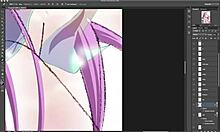 बस्टी एथेना ह्यूज बूब्स शो करती है