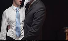 Gay hardcore action with rough sucking and bareback fucking