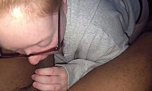 Snowbunny surprises with BBC backshots creampie.