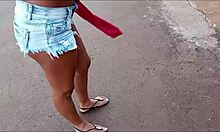 Picked Up Hot Girl on Street, Took to Woods to Eat Her Pussy