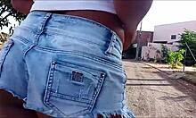 Picked Up Hot Girl on Street, Took to Woods to Eat Her Pussy