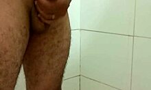 Skinny Guy Strokes Monster Cock in Solo Session