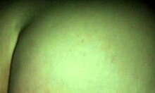 Snowbunny surprises with BBC backshots creampie.