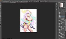 Busty Athena shows huge boobs