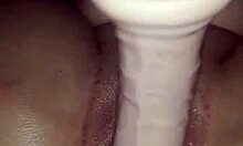 In this anime scene, she sucks monster cock while riding it herself