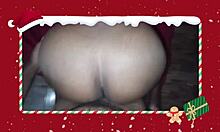 Amateur gay brazilian christmas sex session.