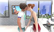 College kings - karthik dreams about riley in 3d animation