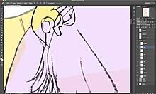 बस्टी एथेना ह्यूज बूब्स शो करती है